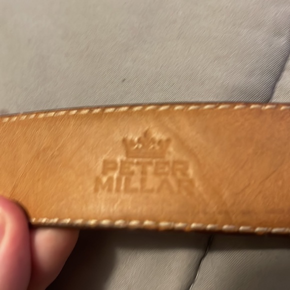 Peter Millar Tan Leather Belt - Picture 3 of 3